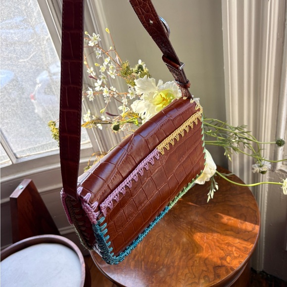 Staud Tommy Croc Crochet Bag - Picture 4 of 5